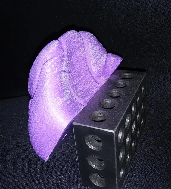 Purple Cobble Ledge Climbing Hold - Image 4