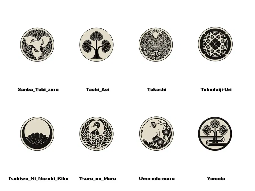 Bộ Sưu Tập Đế Lót Ly Huy Hiệu Kamon - Image 6