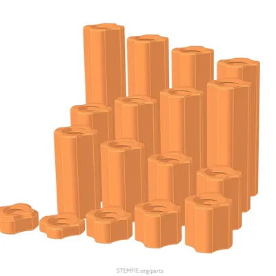 STEMFIE - Phụ Tùng - Đai Ốc - Ren Mở