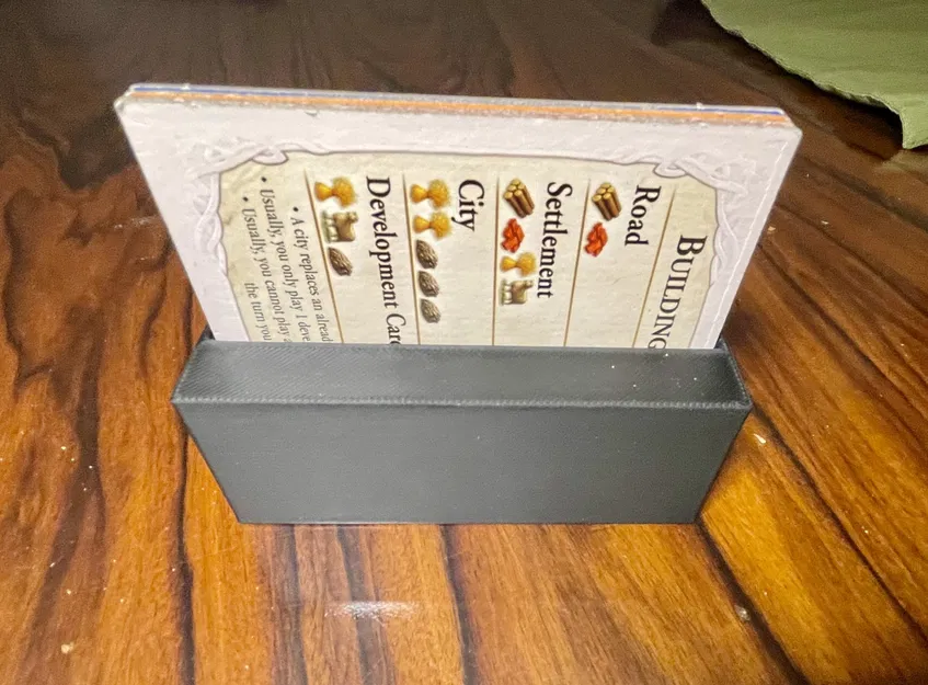 3D Catan building reference card box insert - Image 1