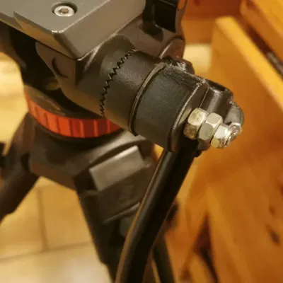 Adapter Chân Máy Ảnh Kẹp Hoa Thị Tay Xoay