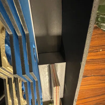 3D Catan building reference card box insert