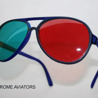 Khung Kính Lớn Cho Kính 3D Anachrome Aviator