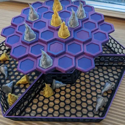 Prusa Balance Game - Nesting Hex Baskets