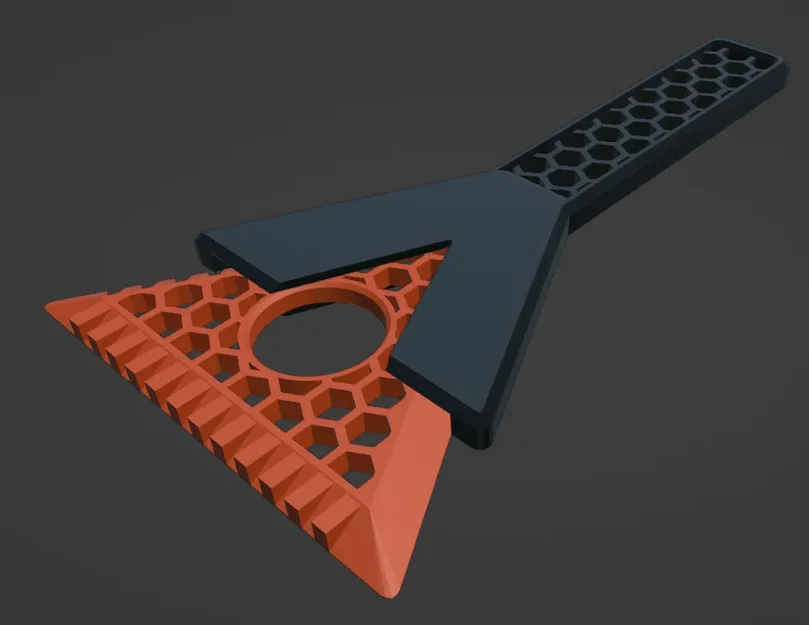 Dụng cụ cào băng Hex 3D - Image 1