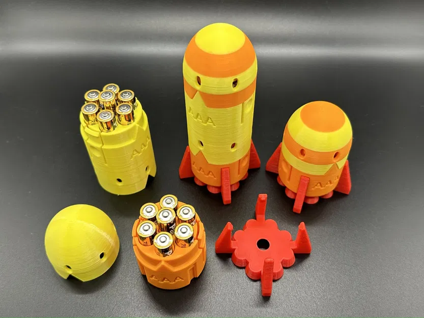 Chân Đỡ Pin Tên Lửa (Thông Điệp Tùy Chỉnh) - Image 1