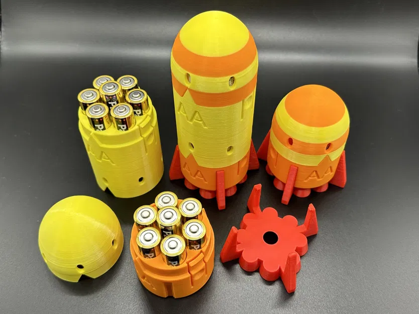 Chân Đỡ Pin Tên Lửa (Thông Điệp Tùy Chỉnh) - Image 2