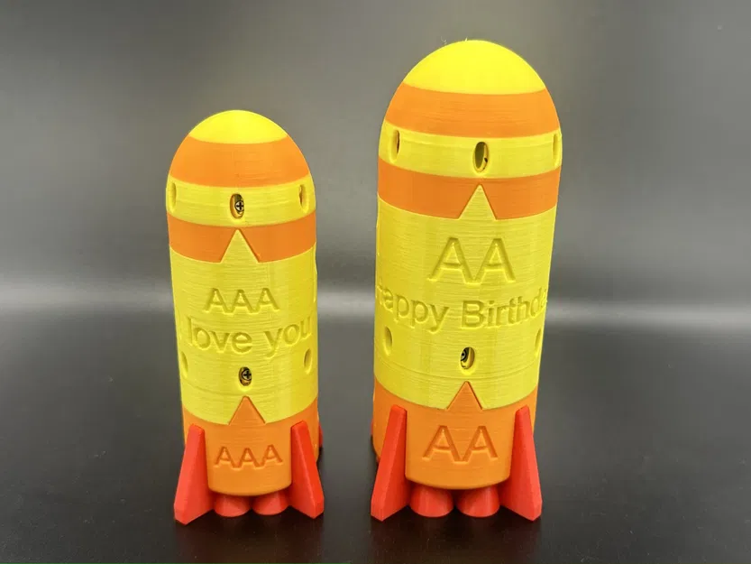 Chân Đỡ Pin Tên Lửa (Thông Điệp Tùy Chỉnh) - Image 3