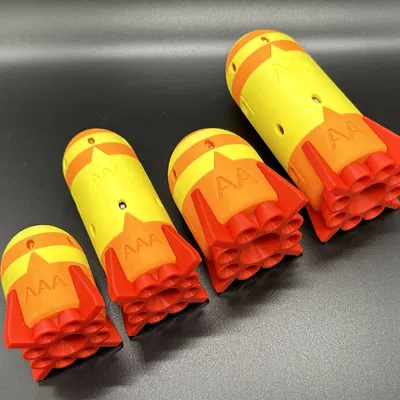 Chân Đỡ Pin Tên Lửa (Thông Điệp Tùy Chỉnh)