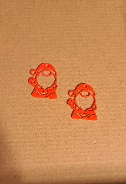 Bông Tai Ông Già Noel (Santa Gnome Earrings) - Image 1