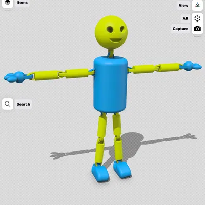 Shackleman - Mô hình búp bê giẻ rách in liền