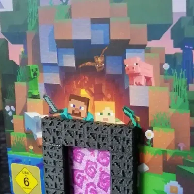 Minecraft Nether Portal Card holder