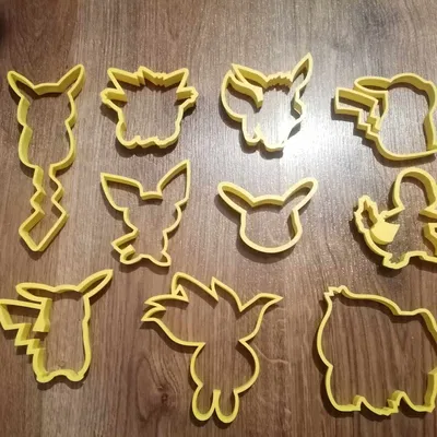 Cookie Cutter Pokemon 10 cutters