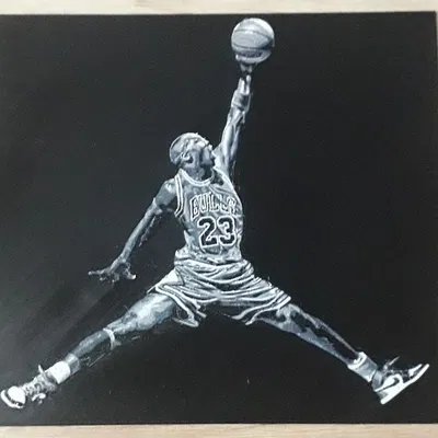 Mô hình Air Jordan - Dùng công nghệ Hueforge