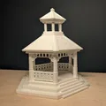Băng ghế / Quầy nhạc - không cần support! Cho diorama // Làng Giáng Sinh - Thumbnail 3