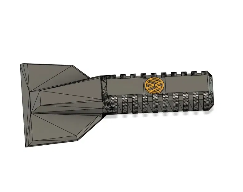 VW logo Windshield Scraper - Image 1