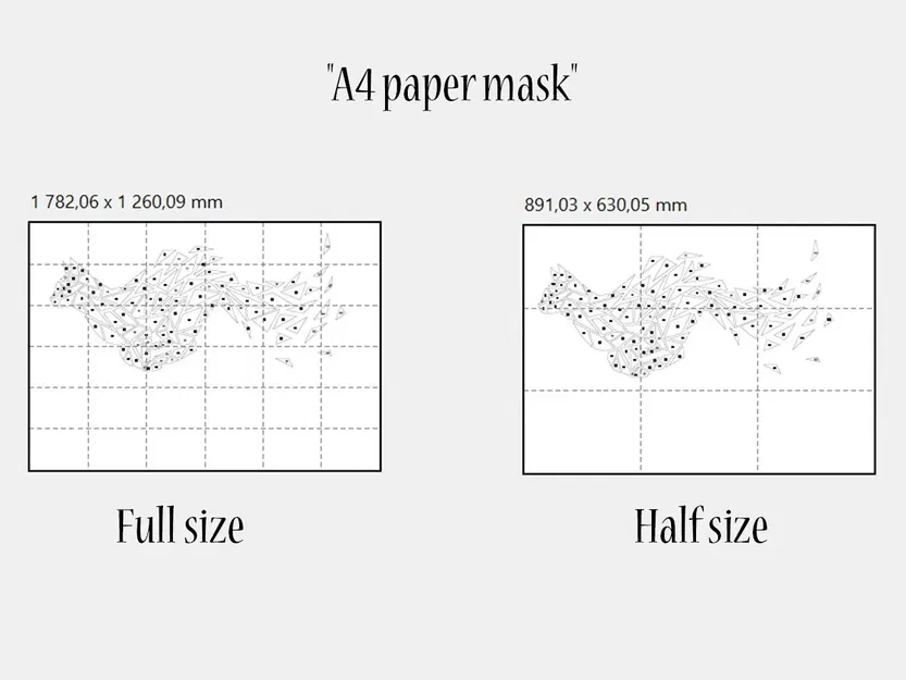 Tranh treo tường mèo hình học 3D - Image 11