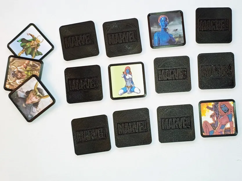 Tìm 3 lá bài board game (Pexeso, Trí nhớ, Cặp đôi), tìm ba nhân vật Marvel kèm hộp - Image 3