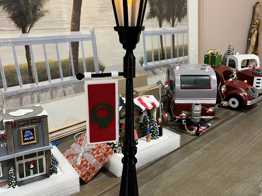 Cây Đèn Đường Để Bàn Mùa Giáng Sinh - Image 1