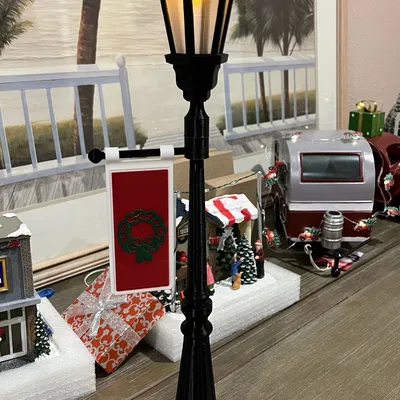 Cây Đèn Đường Để Bàn Mùa Giáng Sinh