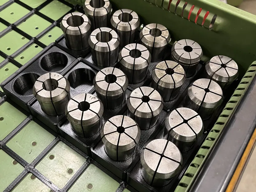 Hộp Đựng Collet OZ 444E Gridfinity - Image 1