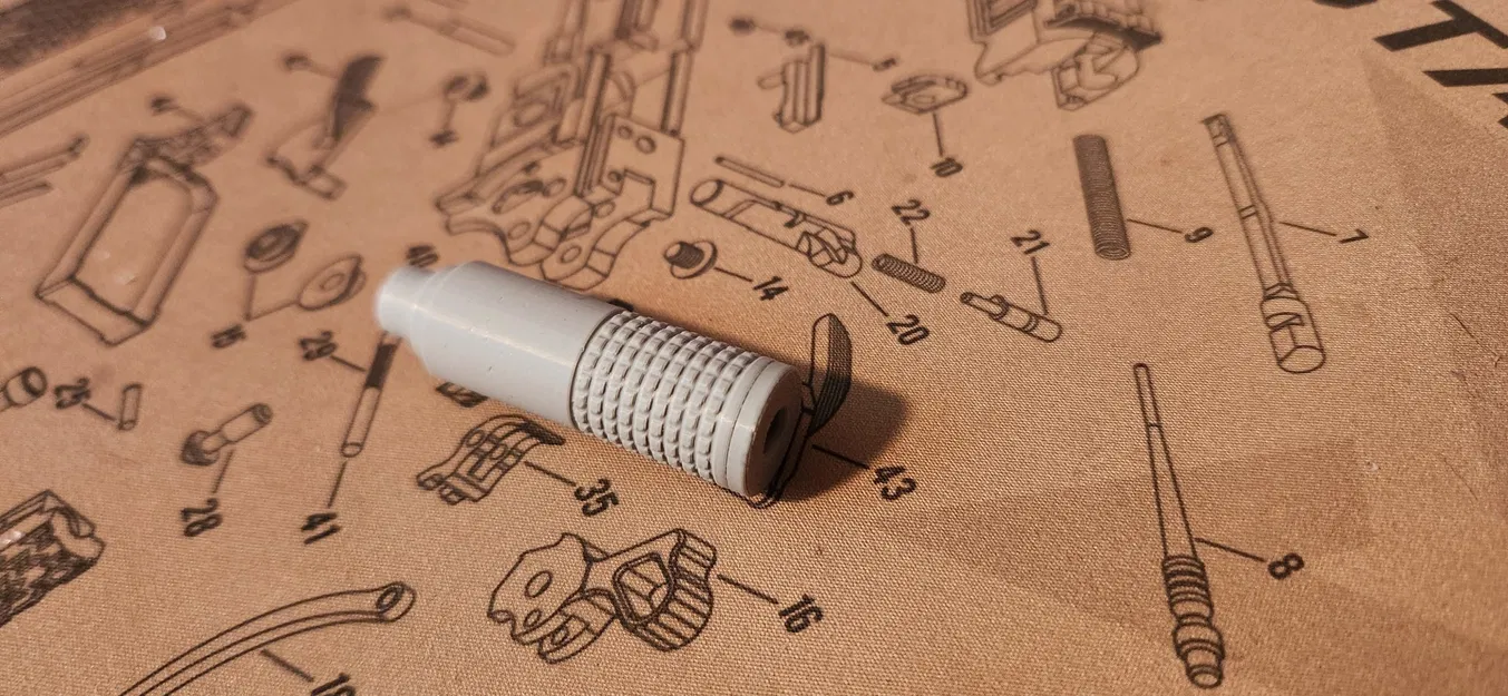 Buffer Guide with PTFE with Quick Release - Image 3