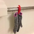 Shower glove clip hanger - Thumbnail 1