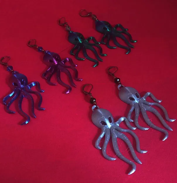 Mặt dây chuyền bạch tuộc làm trang sức - Image 4