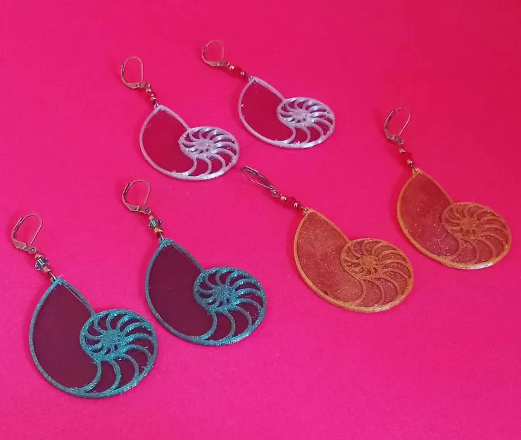 Mặt dây chuyền nautilus làm trang sức - Image 6