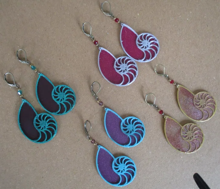 Mặt dây chuyền nautilus làm trang sức - Image 7