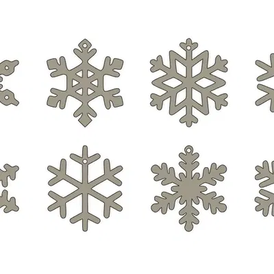 Bộ sưu tập 13 mẫu bông tuyết