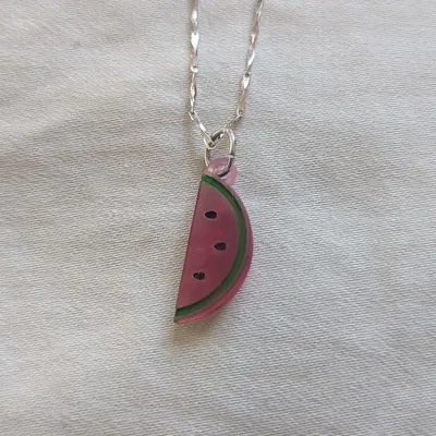 Mặt Dây Chuyền Dưa Hấu Cho Trang Sức