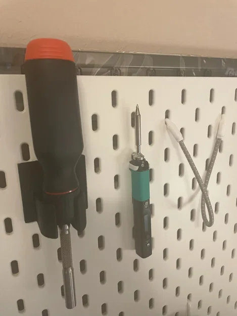Kệ Giữ Pinecil Cho Bảng IKEA Skadis Có Lò Xo - Image 1