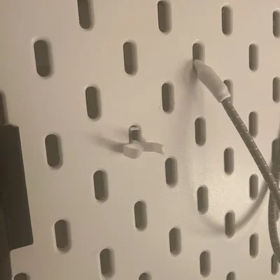 Kệ Giữ Pinecil Cho Bảng IKEA Skadis Có Lò Xo