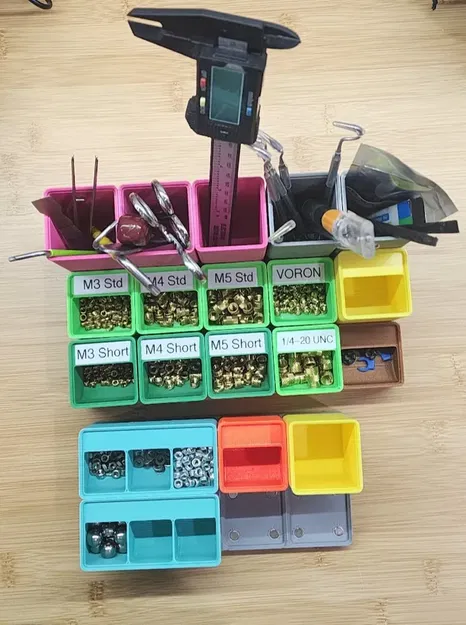 Đế Gridfinity có trọng lượng, nam châm, không cần trụ đỡ - Image 1