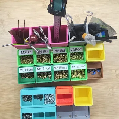 Đế Gridfinity có trọng lượng, nam châm, không cần trụ đỡ