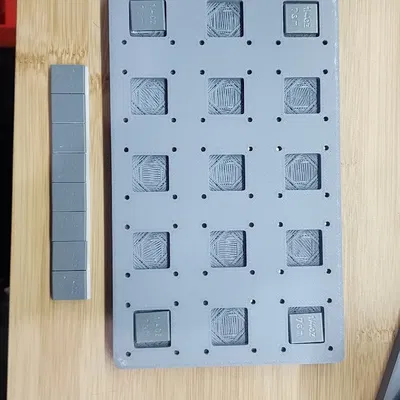 Đế Gridfinity có trọng lượng, nam châm, không cần trụ đỡ