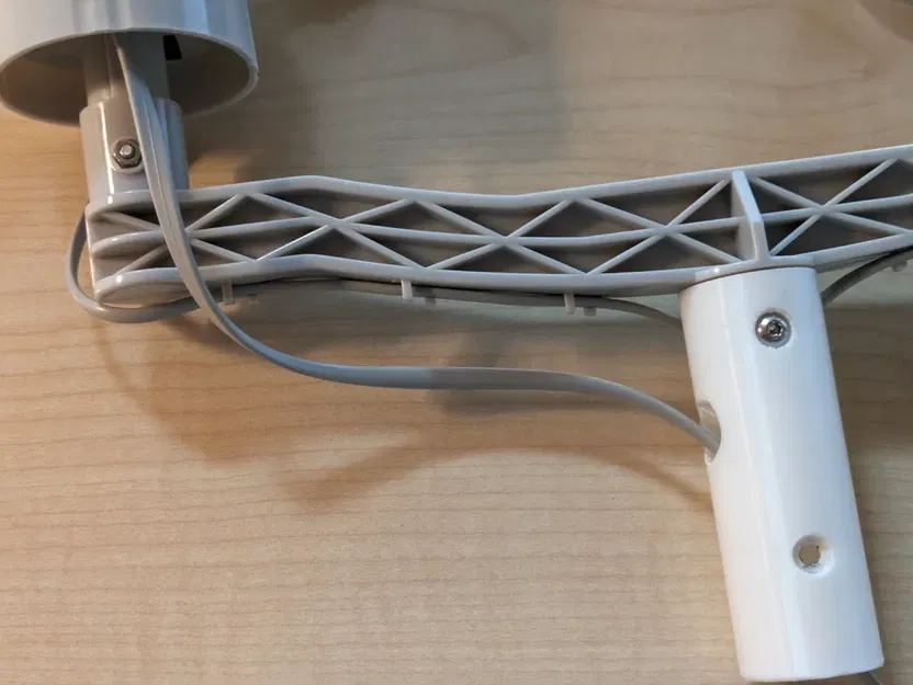 Adapter Nối Cọc Trạm Thời Tiết Misol Có Lỗ Luồn Dây - Image 1