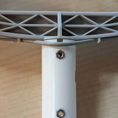 Adapter Nối Cọc Trạm Thời Tiết Misol Có Lỗ Luồn Dây