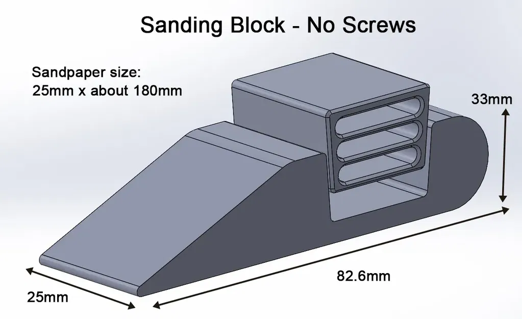 Khối Chà Nhám Không Ốc Vít - Phiên Bản Cải Tiến - Image 1
