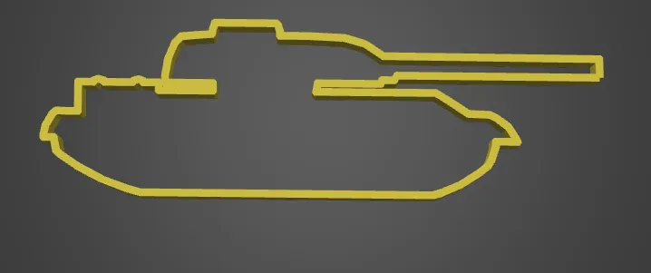 Tank cookie cutter - Image 1