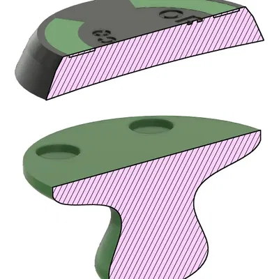 Dao cạo bên trong xe (nam châm)