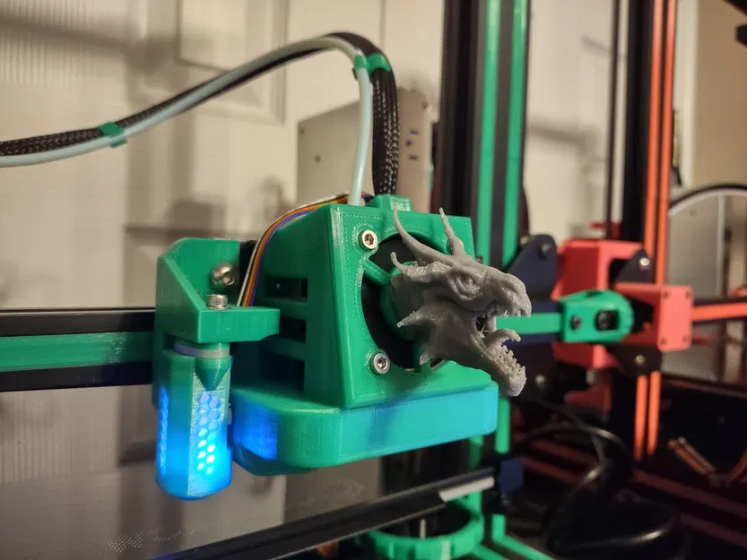 Lưới Quạt Đầu Rồng cho Bộ Lắp Ráp Quạt Satsana - Image 1