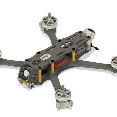 Khung FPV Skelter5 LS20 Siêu Nhẹ