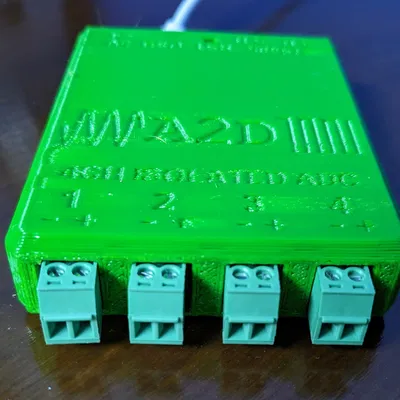 Vỏ cho A2D Electronics 4 Channel Isolated ADC