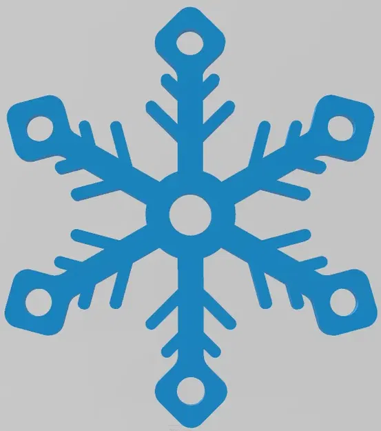 DỄ IN, BÔNG TUYẾT, ĐỒ TRANG TRÍ NOEL 10, ĐỒ TRANG TRÍ - Image 1