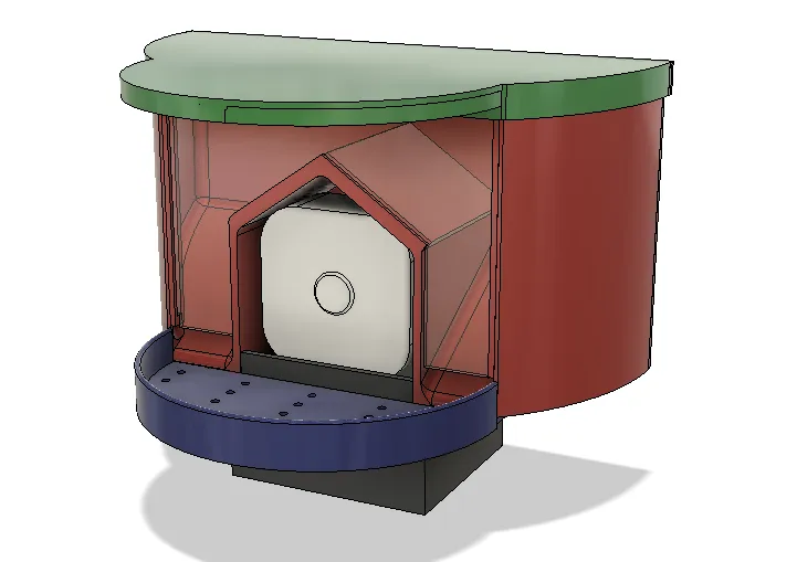 Máng Ăn Chim Có Khe Gắn Camera Tapo C100 - Image 2