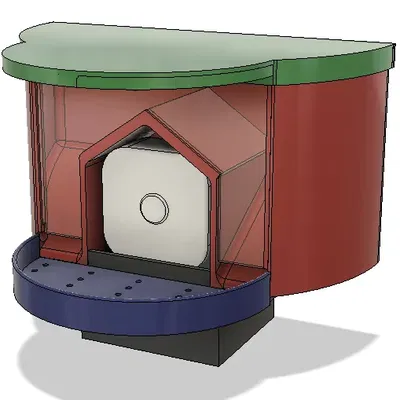 Máng Ăn Chim Có Khe Gắn Camera Tapo C100