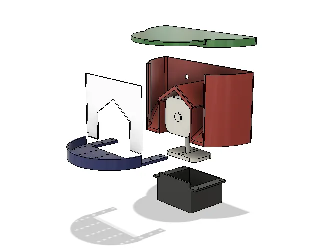 Máng Ăn Chim Có Khe Gắn Camera Tapo C100 - Image 3