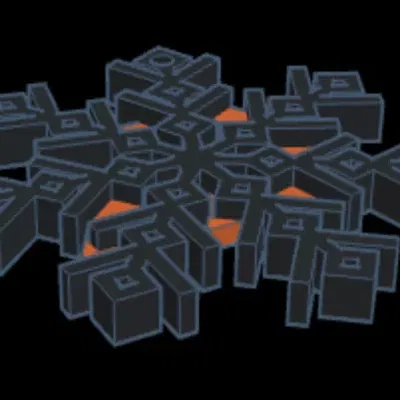 Snowflake Ornament with Printables Logo